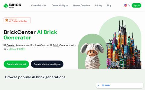 AI Brick Generator – Create, Animate, and Explore Custom Brick Sets and Minifigu — screenshot