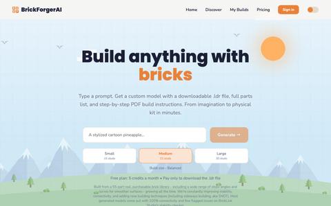 BrickForgerAI — screenshot