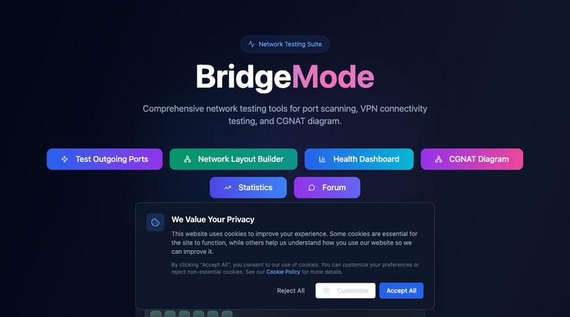 Bridgemode — screenshot
