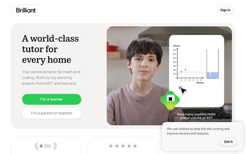Brilliant | Learn by doing — screenshot