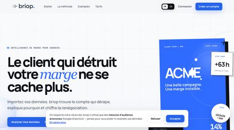 Briop — L'analyste IA des PME — screenshot