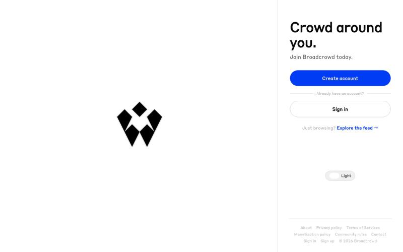 Broadcrowd — Crowd around you! — screenshot