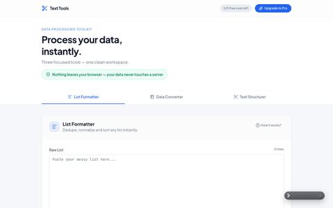 Text Tools — screenshot