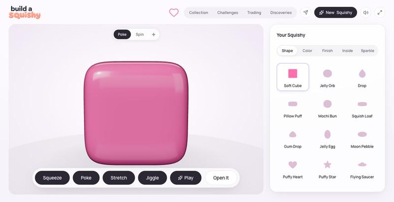 Build A Squishy — Make Your Own 3D Squishy Online | Free Squishy Maker — screenshot