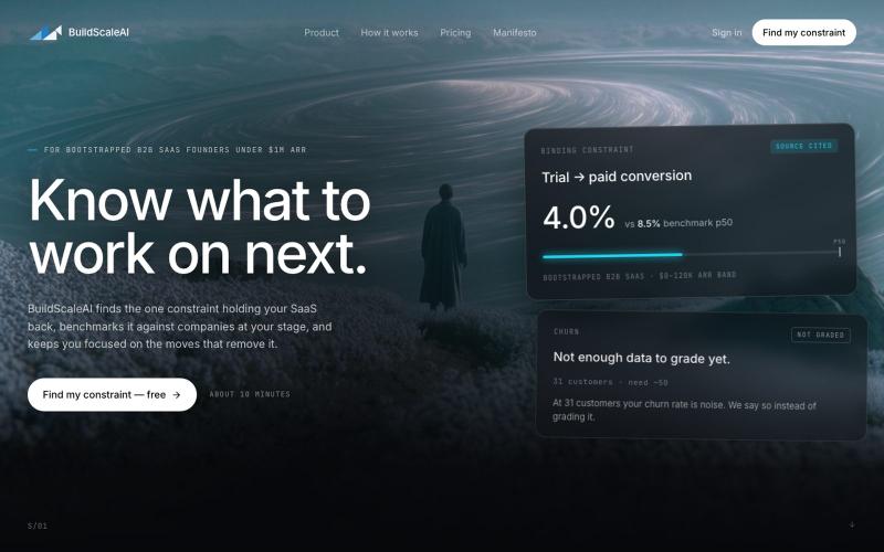 BuildScaleAI - Growth Intelligence for B2B Tech Teams — screenshot