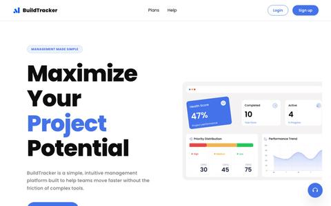 BuildTracker | Project Management Made Simple — screenshot