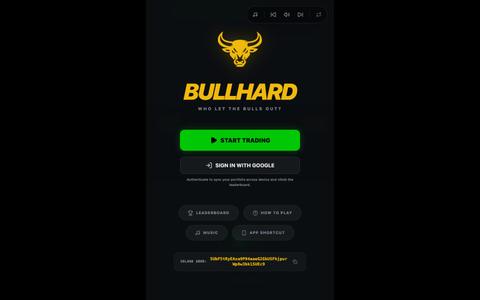 BULLHARD — screenshot