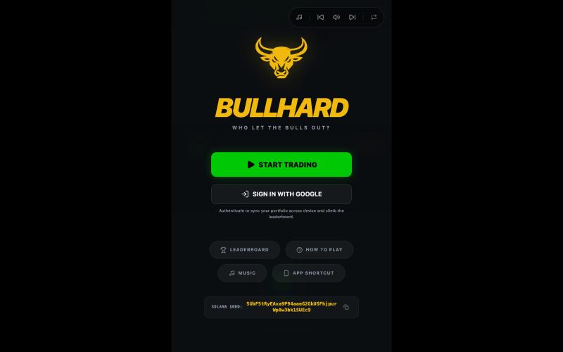 BULLHARD — screenshot