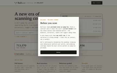 Bullscan · a new era of scanning coins — screenshot