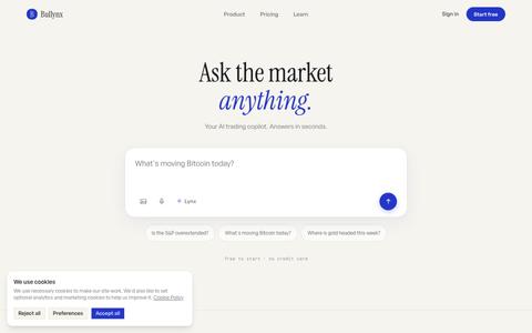 Bullynx · AI Trading Copilot for Chart Analysis — screenshot