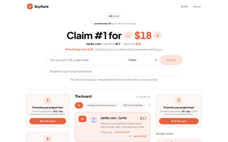 BuyRank — rank is bought, not earned — screenshot