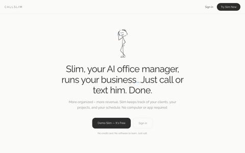 CallSlim — Your Business AI — screenshot