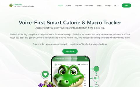 CalPal.Pro | Voice-First Calorie Tracker — screenshot