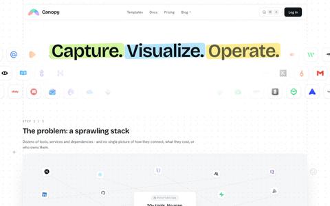 Canopy: Software Architecture Mapping for Teams and AI Agents — screenshot