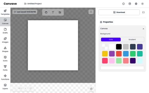Canvave - Simple Graphic Design. Create smooth motion in seconds. — screenshot