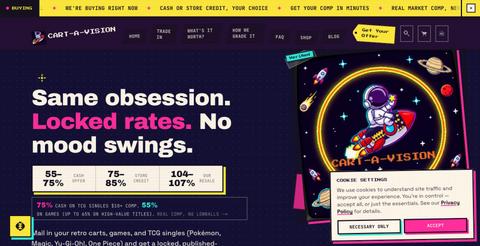 Sell & Trade In Retro Video Games and TCG Cards for Cash or Store Credit — Cart- — screenshot