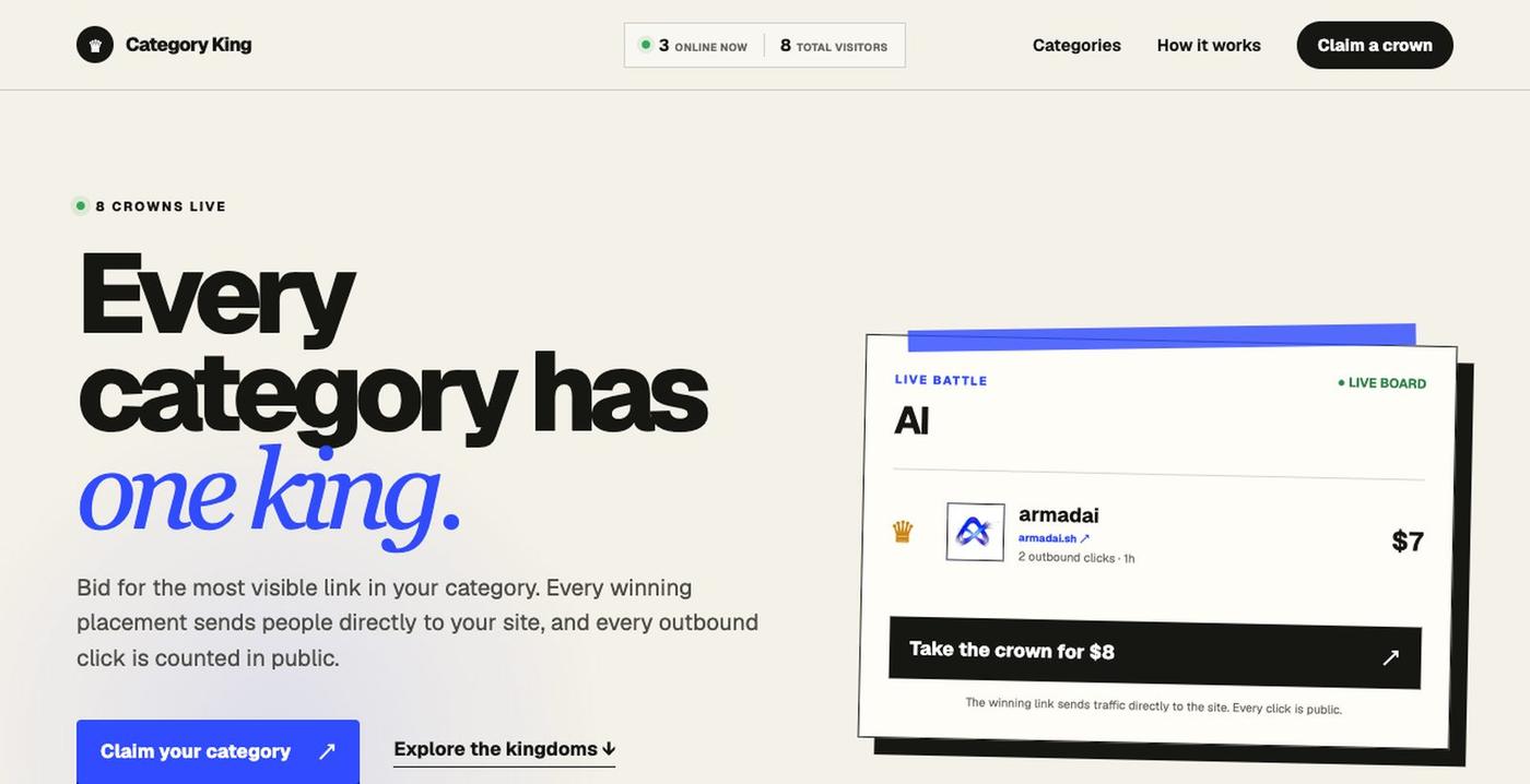 categoryking-lol — screenshot