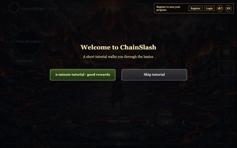 v.1slash Idle RPG — screenshot