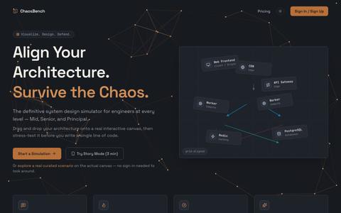 ChaosBench — screenshot