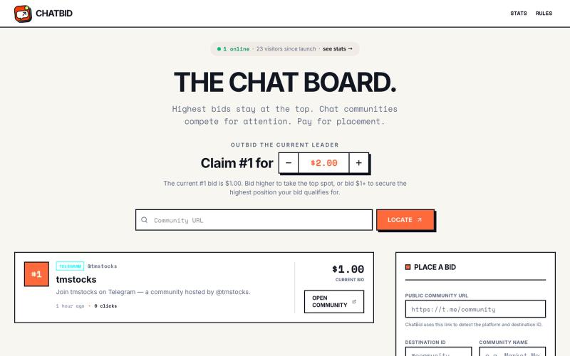 ChatBid — screenshot