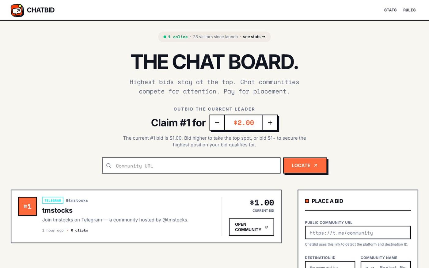 ChatBid — screenshot