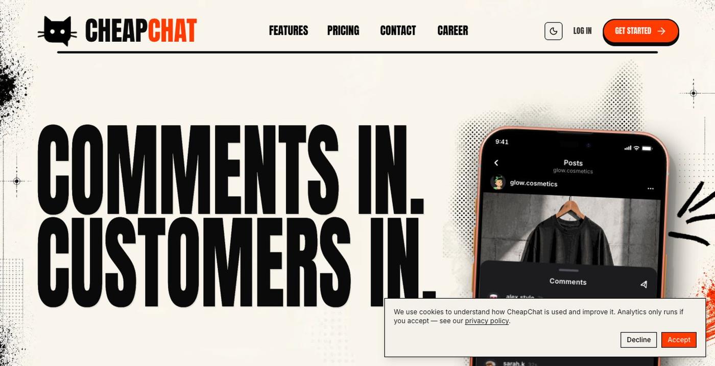 CheapChat The Most Affordable Social Media Automation Platform — screenshot