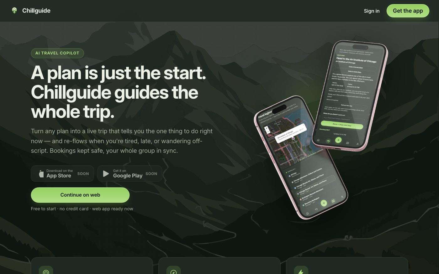 ChillGuide — Travel Copilot — screenshot