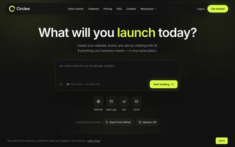 Circlee.ai — #1 AI Business Tool For Everything — screenshot