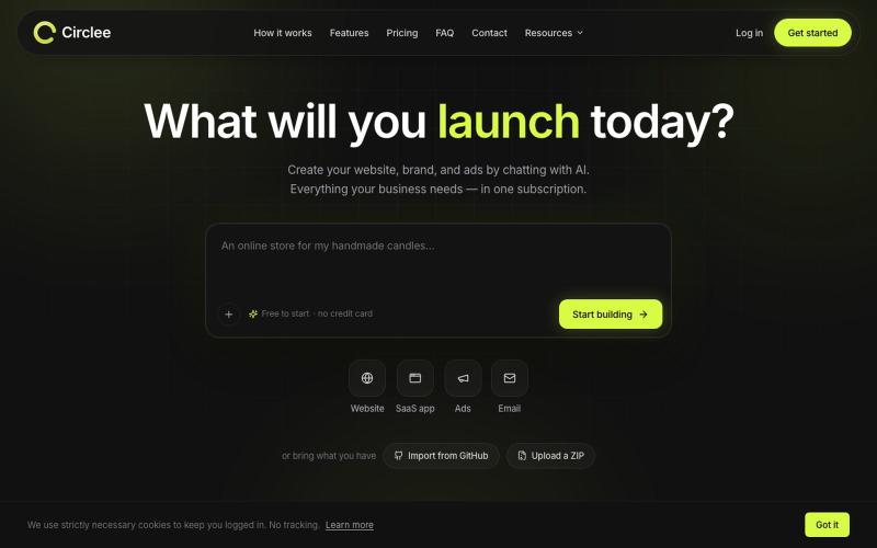 Circlee.ai — #1 AI Business Tool For Everything — screenshot
