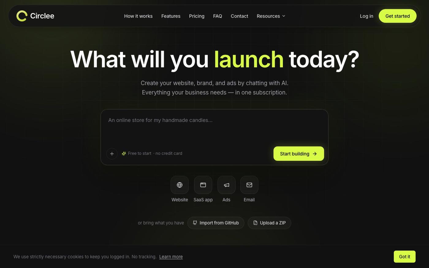 Circlee.ai — #1 AI Business Tool For Everything — screenshot