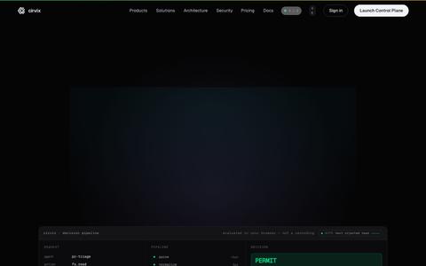 Cirvix AgentControl — Enterprise AI Control Plane — screenshot