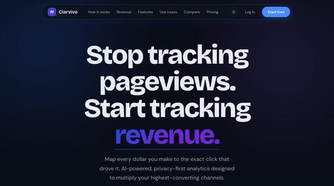 Clarvivo - AI-Powered Web Analytics — screenshot