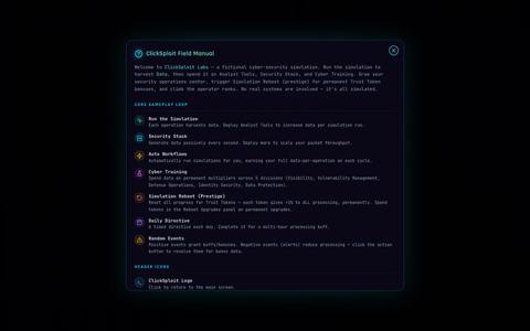 ClickSploit — screenshot