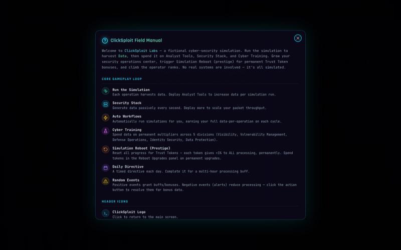 ClickSploit — screenshot