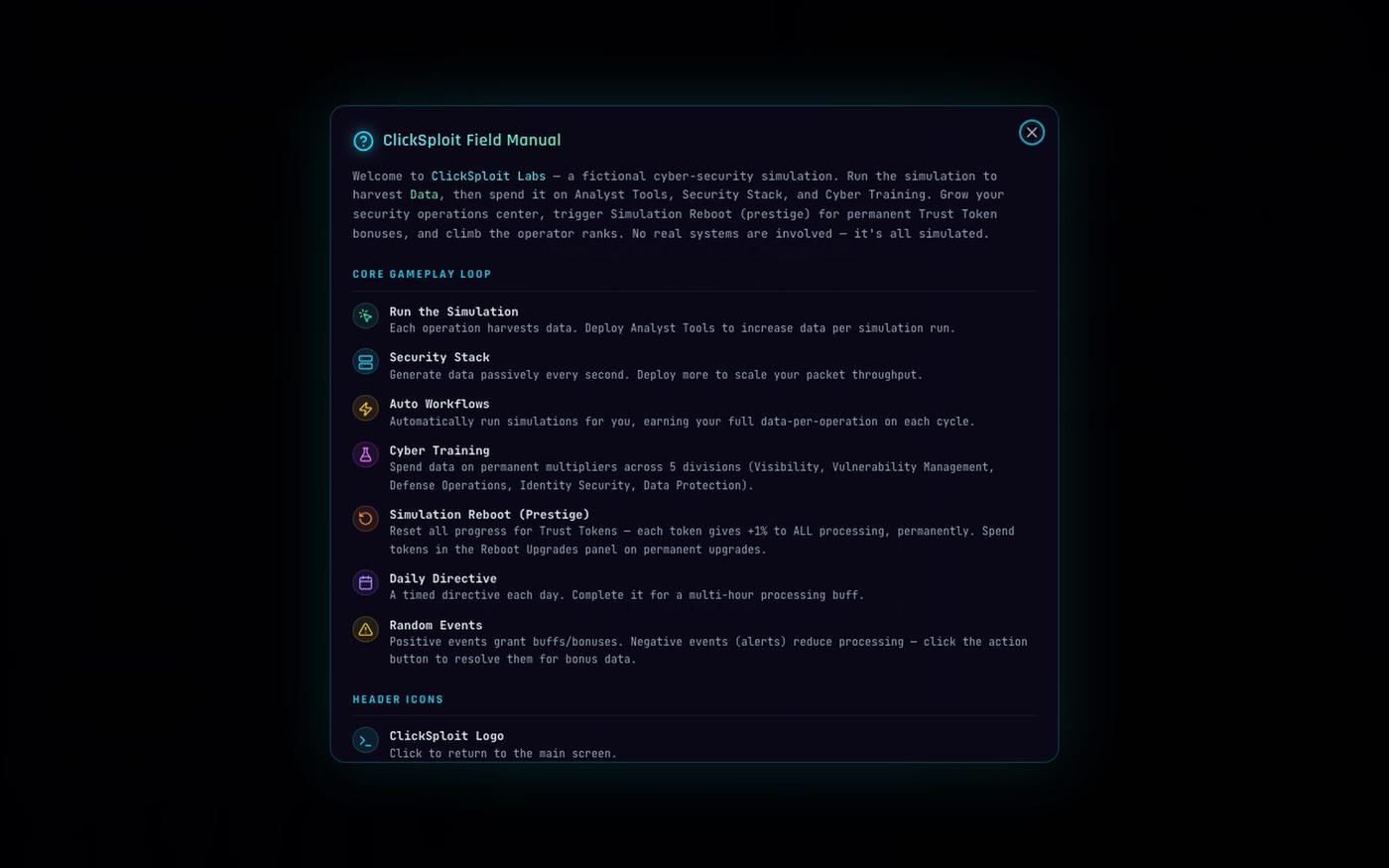 ClickSploit — screenshot