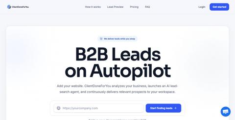 clientdoneforyou — screenshot