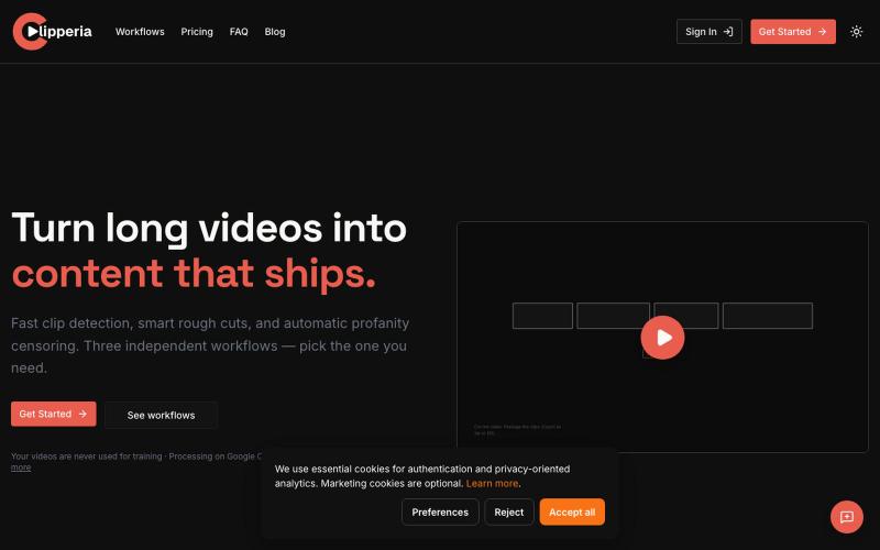 Clipperia — Content Repurposing Tool for Editors — screenshot