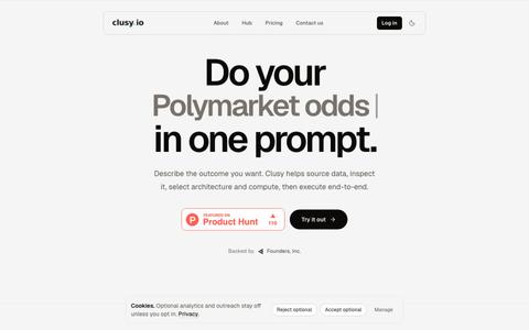 Clusy | Agent-Native Notebook for ML and Data Science — screenshot
