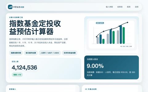 指数基金定投收益预估计算器 — screenshot