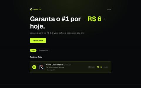 cobri - quem vai ficar no topo? — screenshot