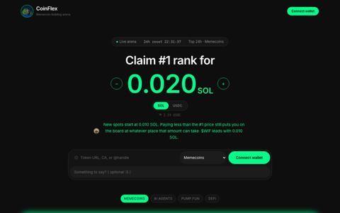 CoinFlex — screenshot