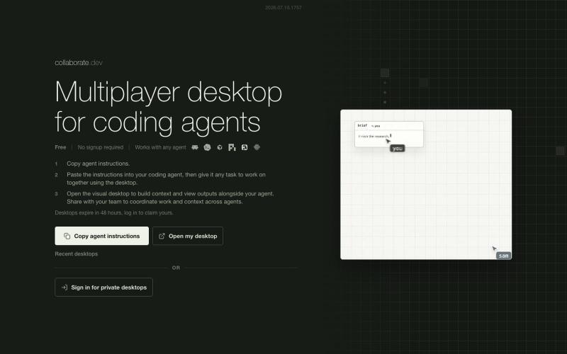 collaborate — screenshot