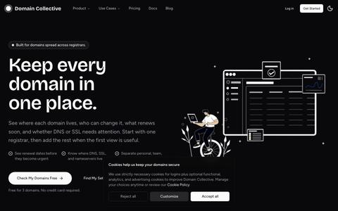 Unified Domain Management Platform | Domain Collective — screenshot