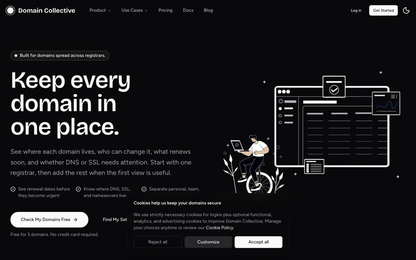 Unified Domain Management Platform | Domain Collective — screenshot