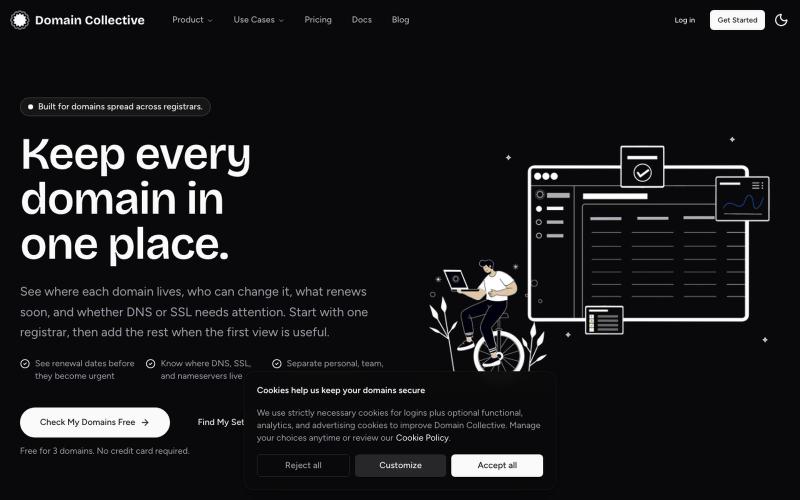 Unified Domain Management Platform | Domain Collective — screenshot