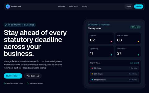 CompliLoop — screenshot