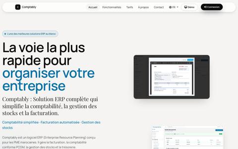 Comptably | Logiciel de facturation ERP Maroc — screenshot