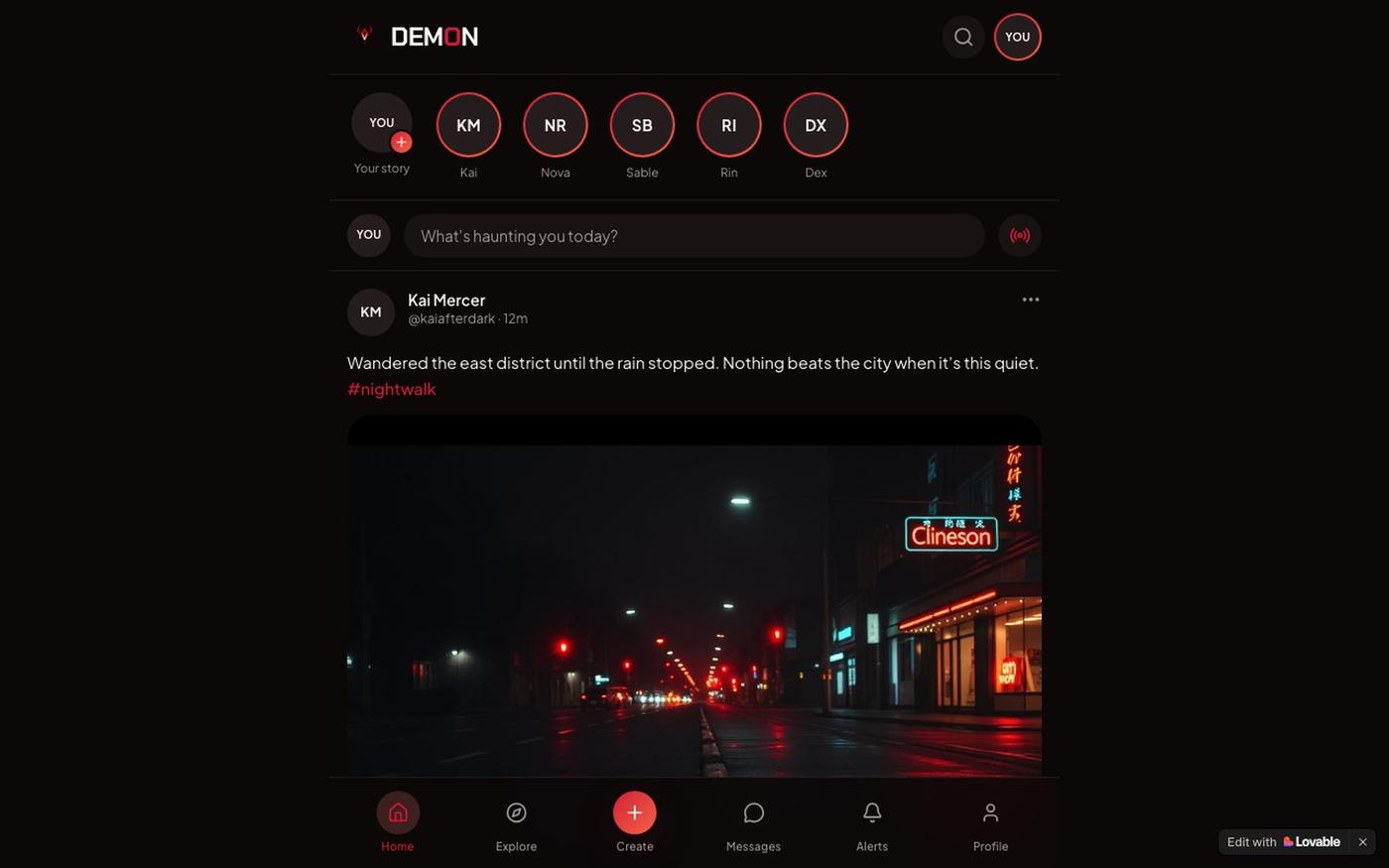 Feed — Demon — screenshot
