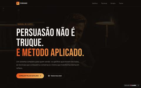 Persuade — Persuasão e Vendas na prática — screenshot