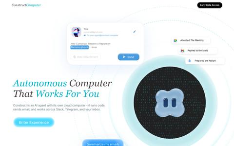 Construct Computer - the AI employee with their own computer — screenshot